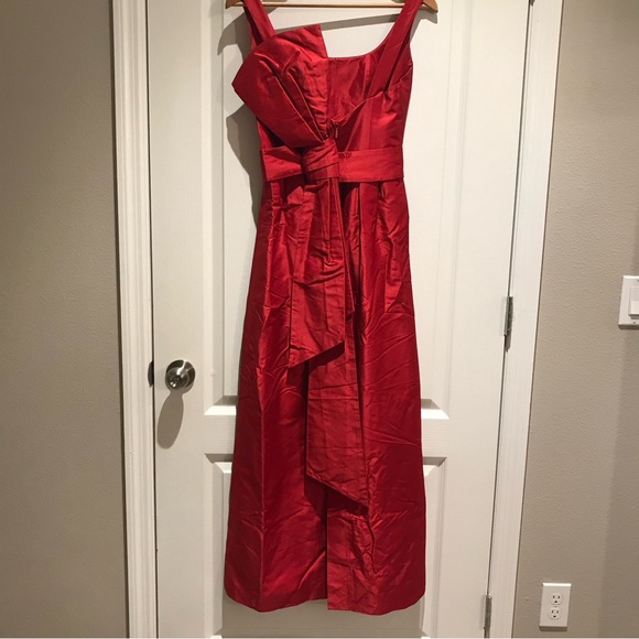 Red Carolina Herrera Dress - Picture 2 of 3